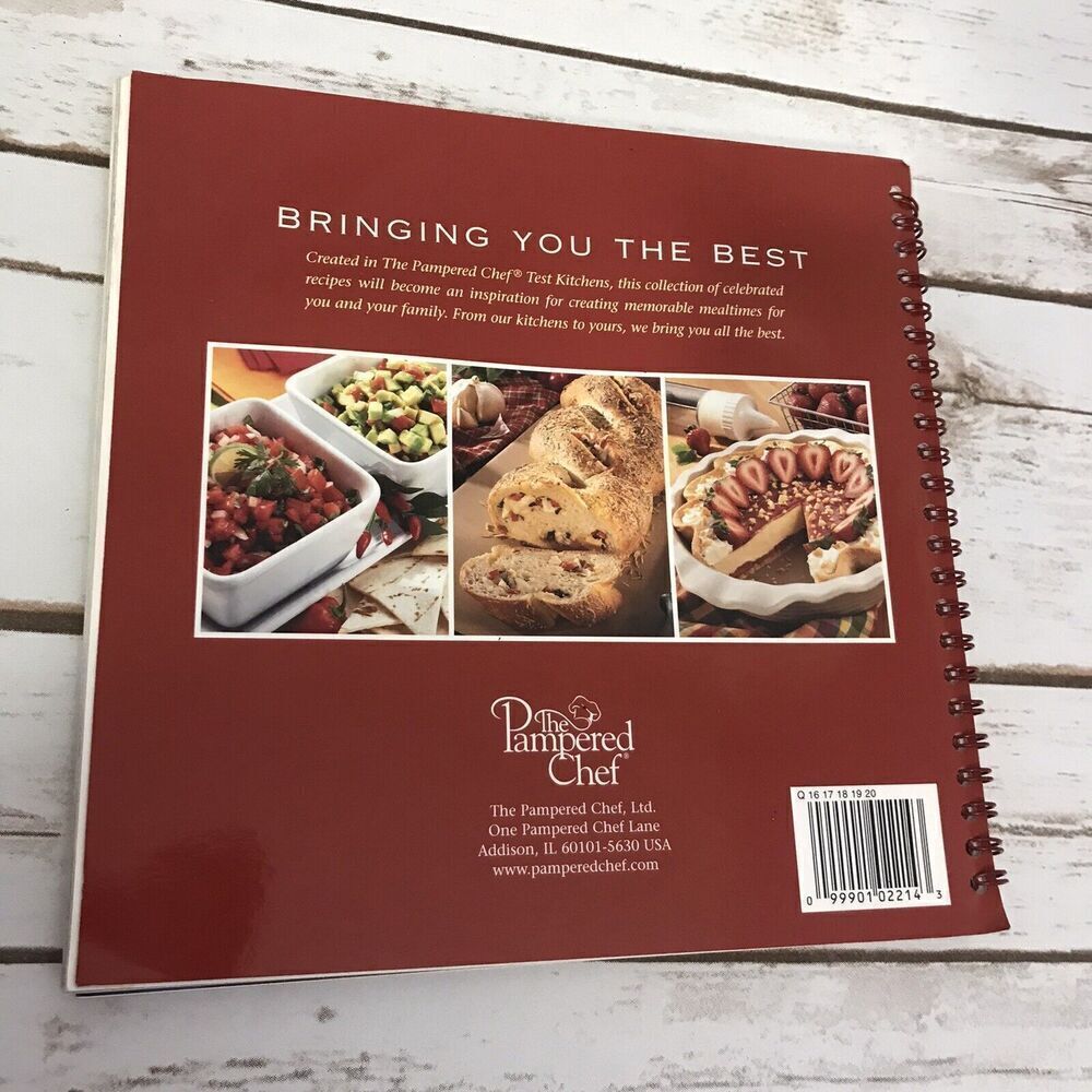 Pampered Chef All the Best From Our Kitchen To‎ Yours Cookbook Spiral Bound-2003 - Picture 6 of 6